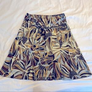 RW&CO floral A-line skirt